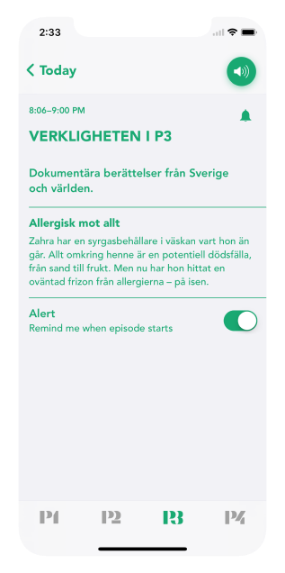 App Screenshot - Episode